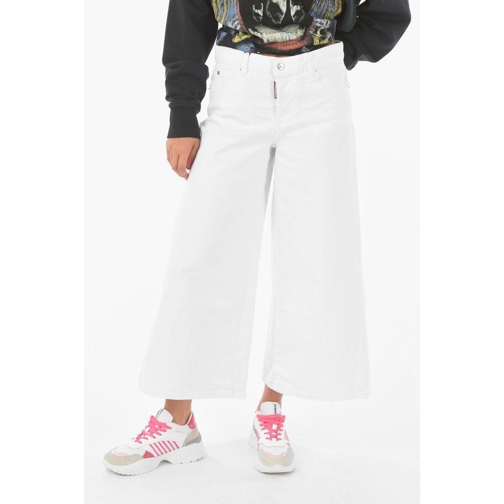 White Cotton Jeans Denim