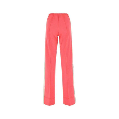 Multicolor Cotton Casual Pants