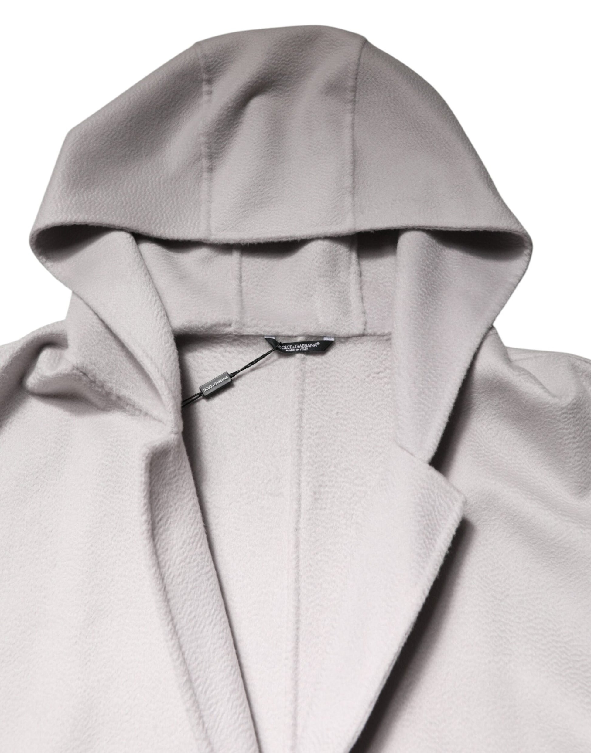 Off White Belted Long Trench Coat Men Jacket