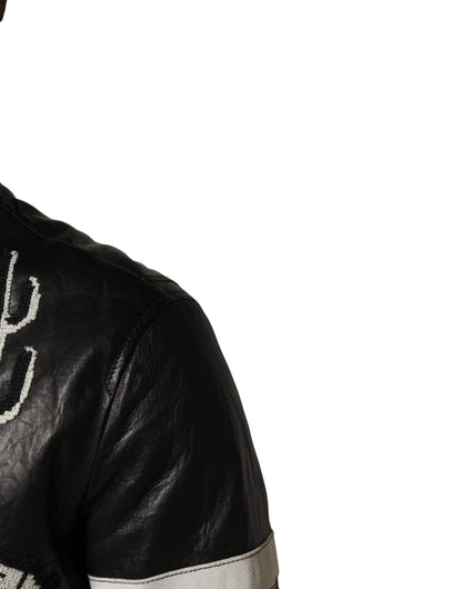 Black Guns n' Roses FullZip Men Biker Jacket