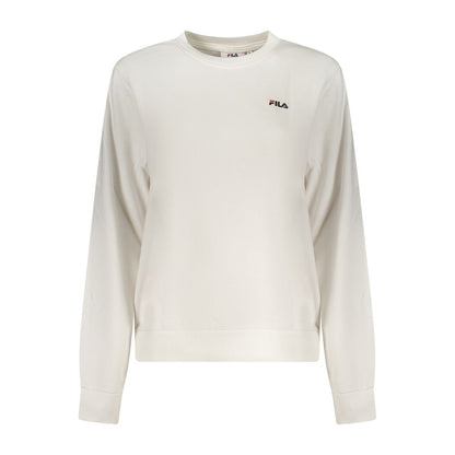 White Cotton Women's Sweatshirt
