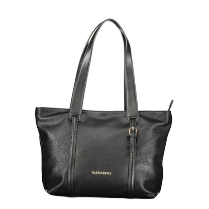 Black Polyurethane Women's Bag for Sophisticated Accessorizing