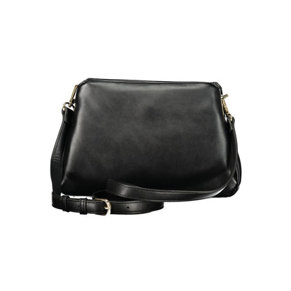 Black Polyurethane Women's Bag