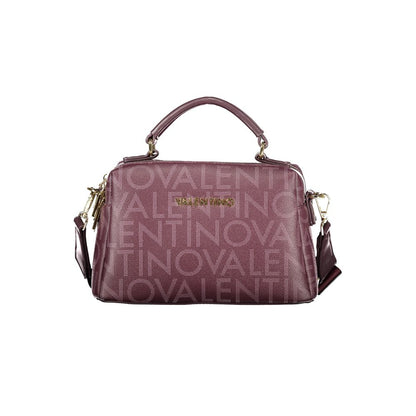 Rosso Polyurethane Women Handbag