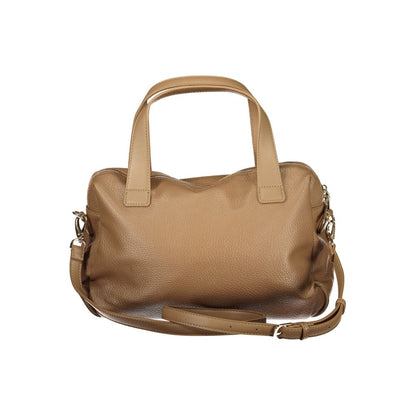 Brown Polyurethane Women's Bag