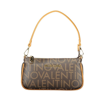 Brown Polyurethane Womens Bag