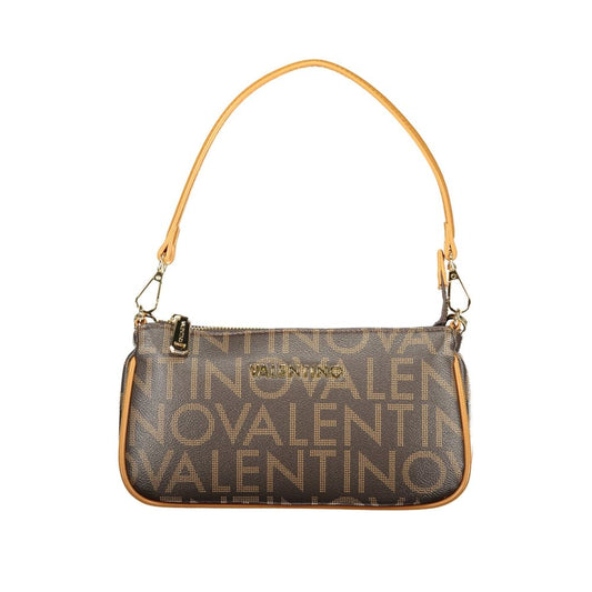Brown Polyurethane Womens Bag