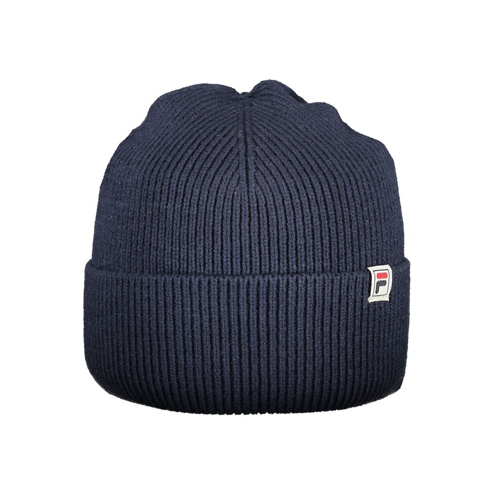 Blue Acrylic Men Cap