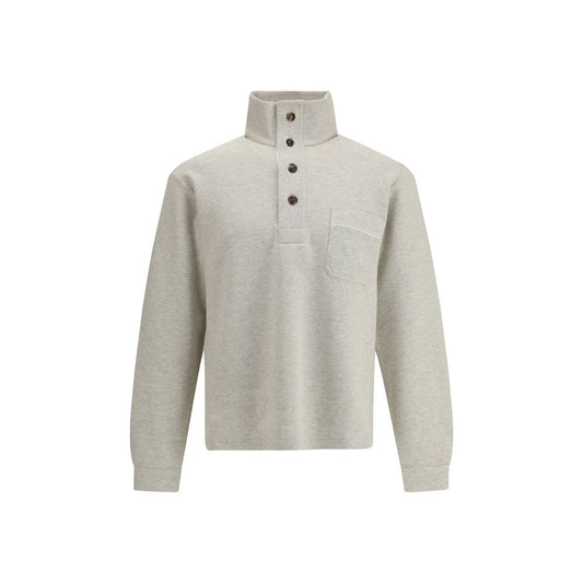 Beige Cotton Sweatshirt